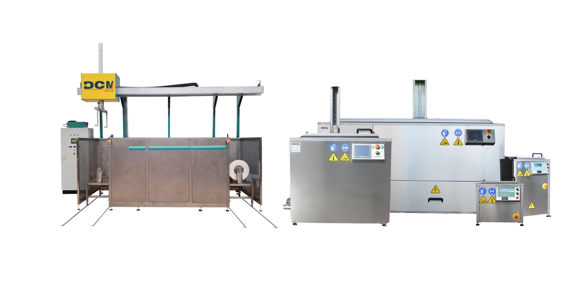 Contexto de aplicación: máquina completa de limpieza industrial por ultrasonidos